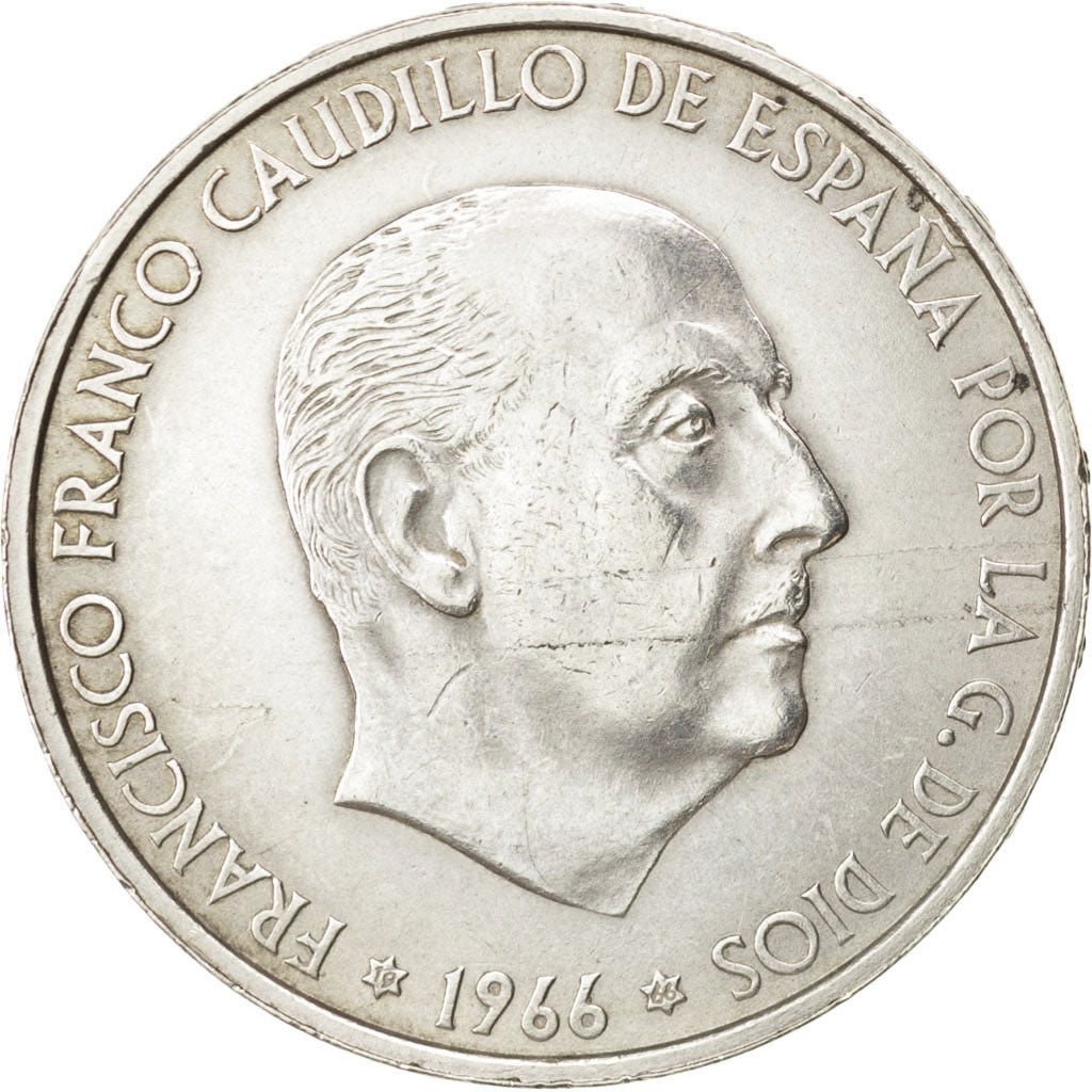 Espagne, Francisco Franco, 100 Pesetas 1966 (66), KM 797