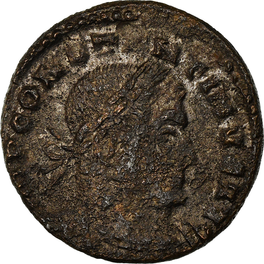 Moneda, Constantine I, Nummus, Lyon, MBC, Cobre