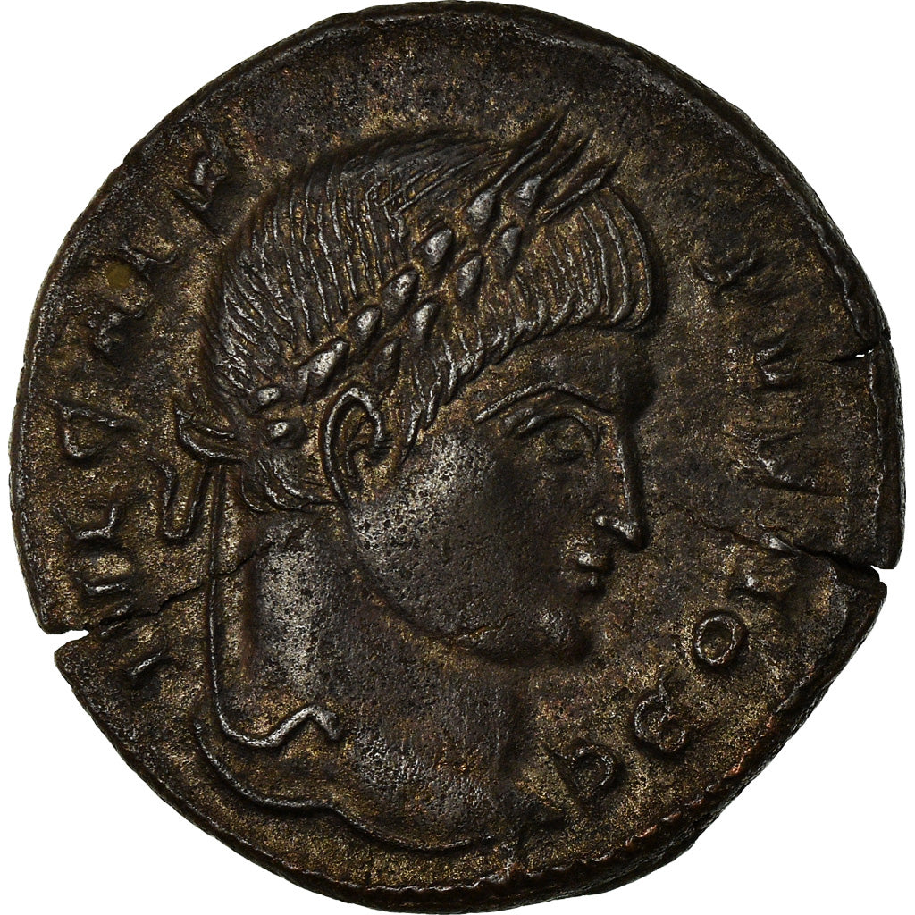 Coin, Constantine II, Nummus, Trier, AU(55-58), Copper
