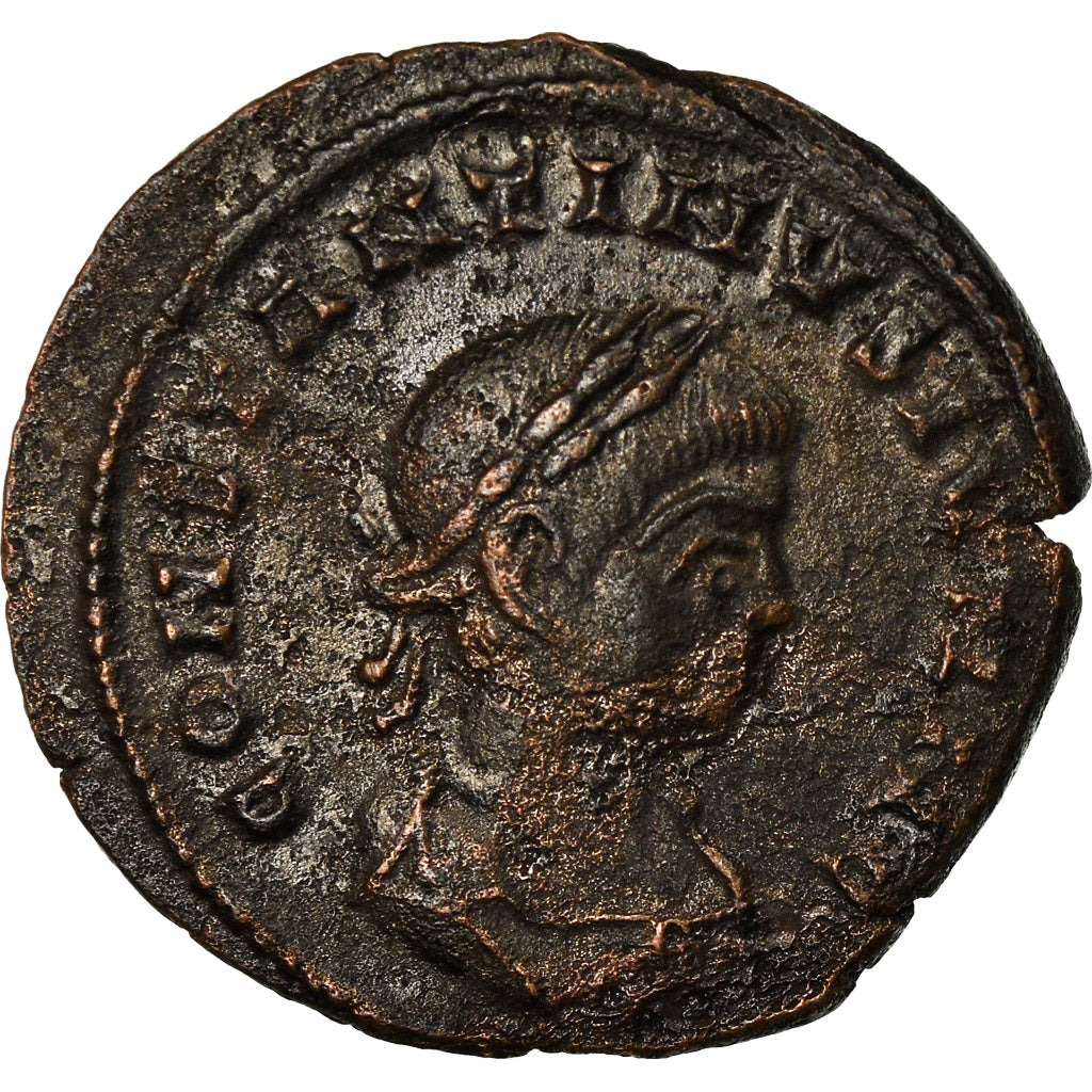 Coin, Constantine II, Nummus, Lyon, AU(50-53), Copper