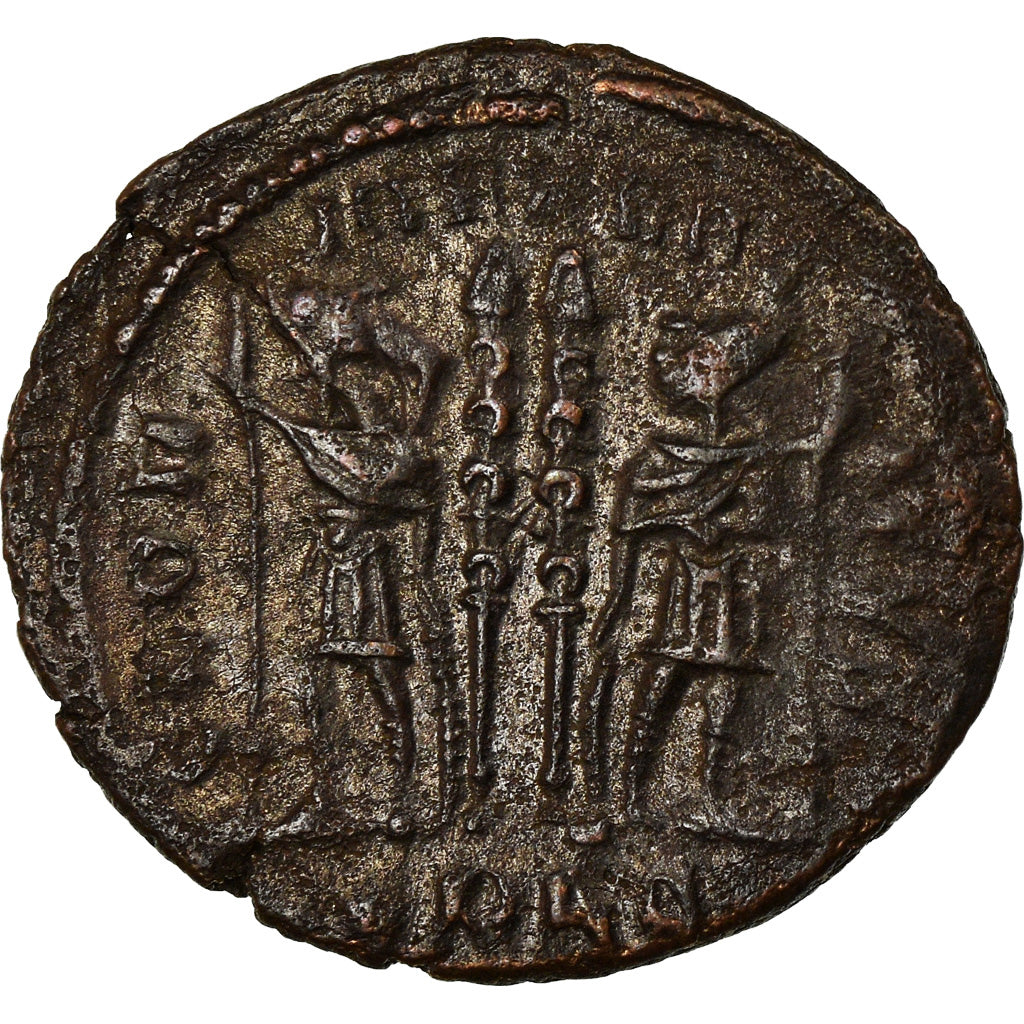 Monnaie, Constantin II, Nummus, Lyon, TTB+, Cuivre