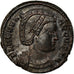 Coin, Helena, Nummus, 327-328, Trier, AU(50-53), Copper, RIC:508