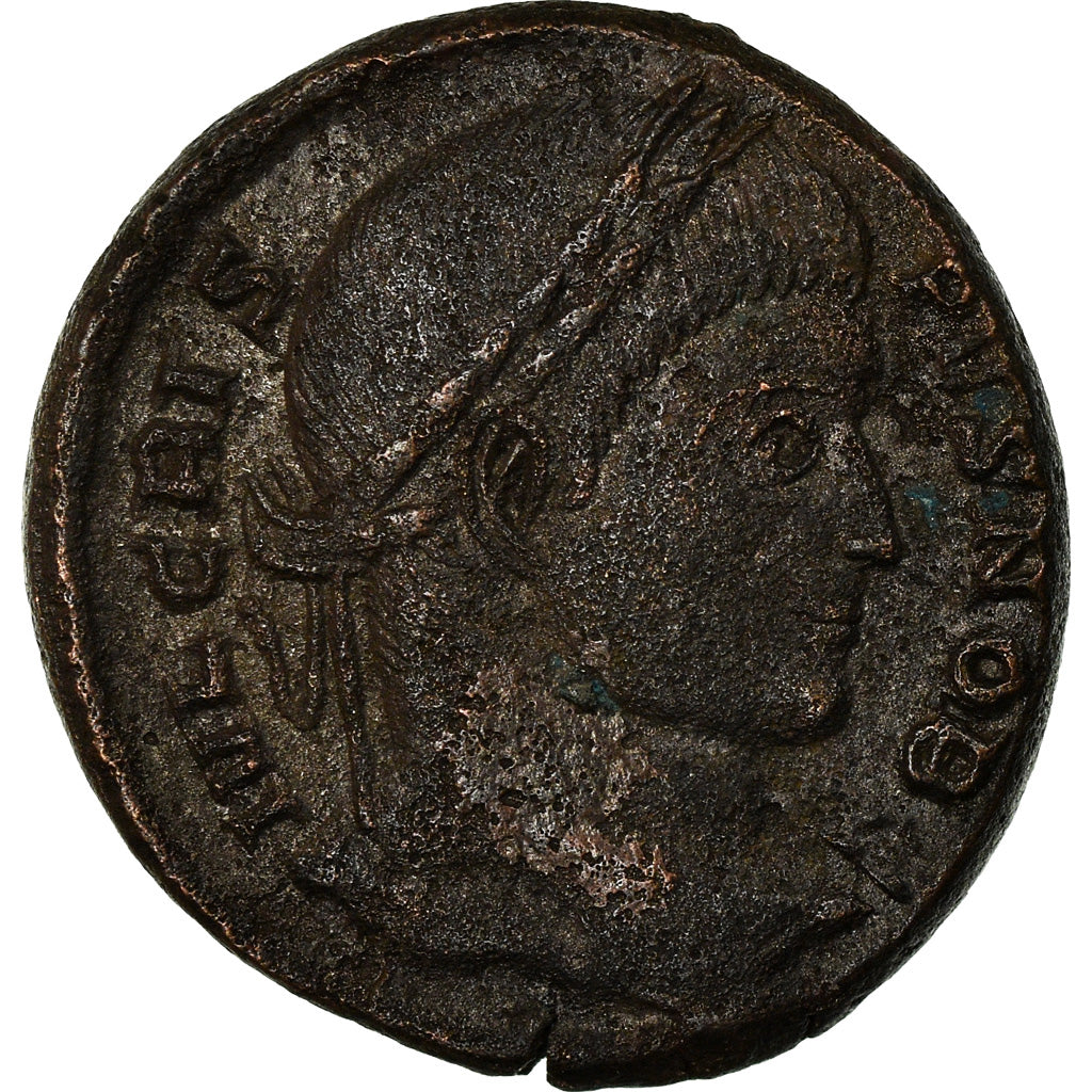 Moneta, Crispus, Nummus, 323-324, Trier, SPL-, Rame, RIC:431
