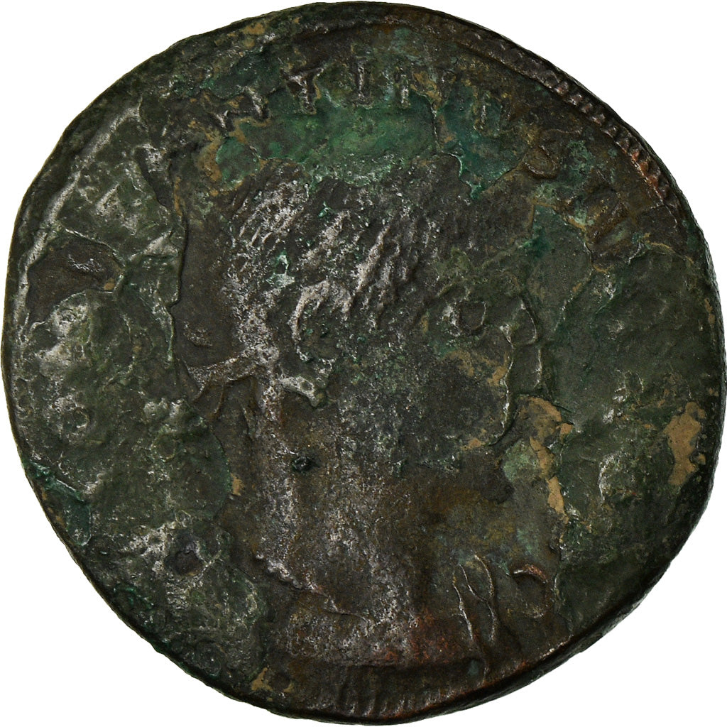Coin, Constantine II, Nummus, Thessalonica, VF(30-35), Copper