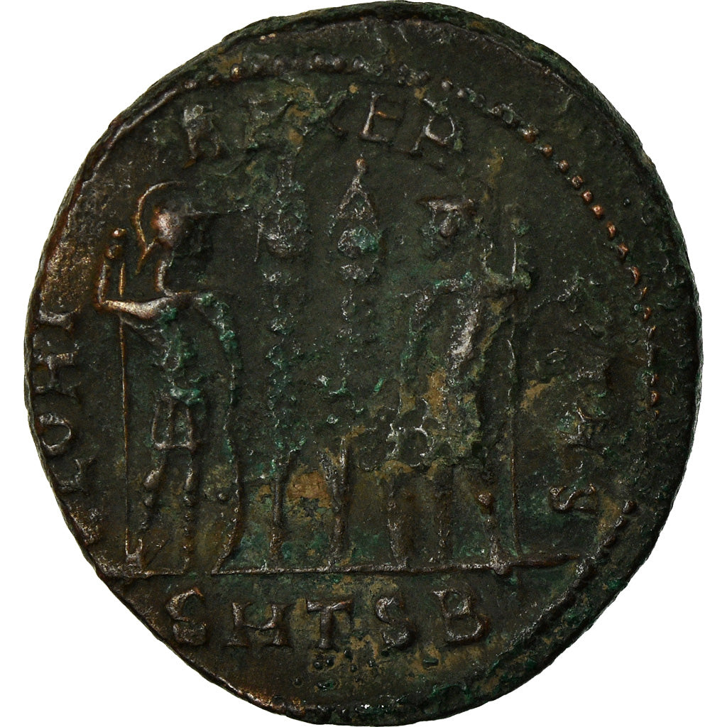 Moneta, Constantine II, Nummus, Thessalonica, BB, Rame