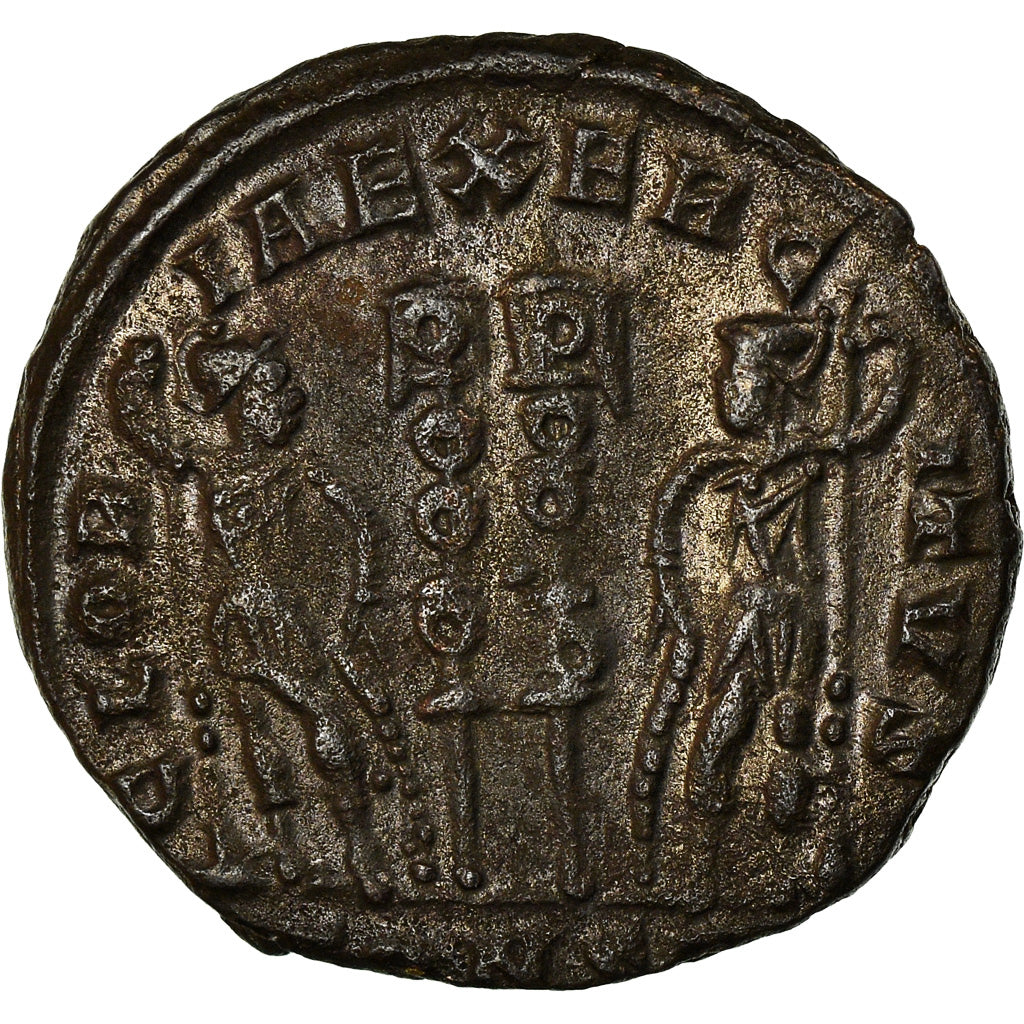Moneta, Constantine II, Nummus, Arles, BB, Rame