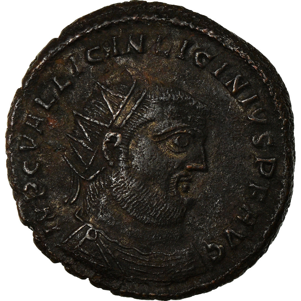 Münze, Licinius I, Nummus, 321-324, Heraclea, SS+, Kupfer, RIC:52