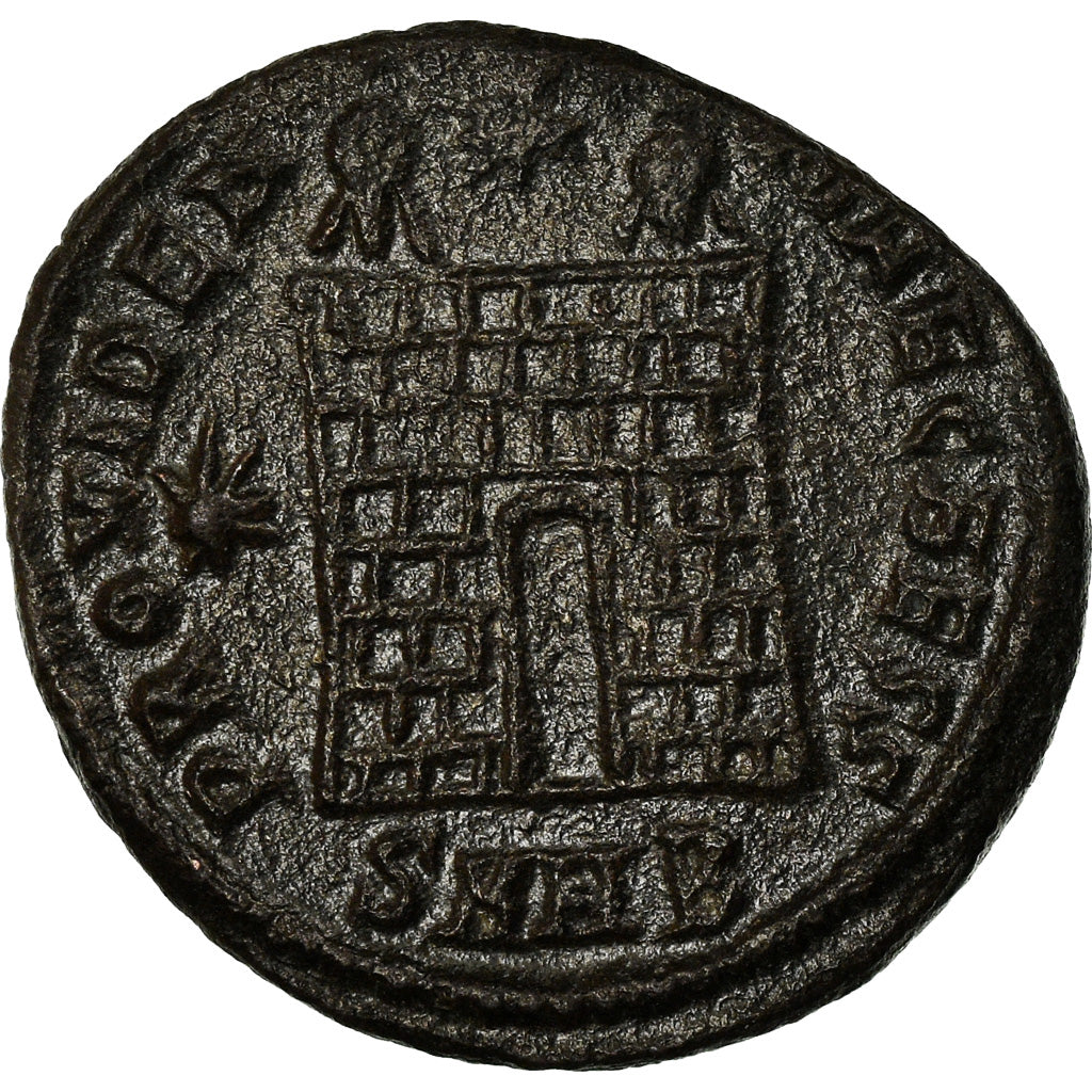 Coin, Constance II, Nummus, 327-329, Heraclea, EF(40-45), Copper, RIC:97