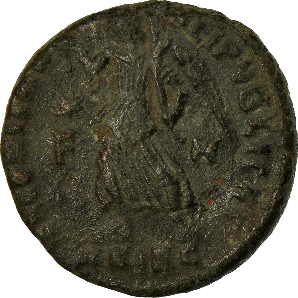Munten, Valentinian I, Nummus, 367-375, Siscia, ZF, Koper, RIC:15a
