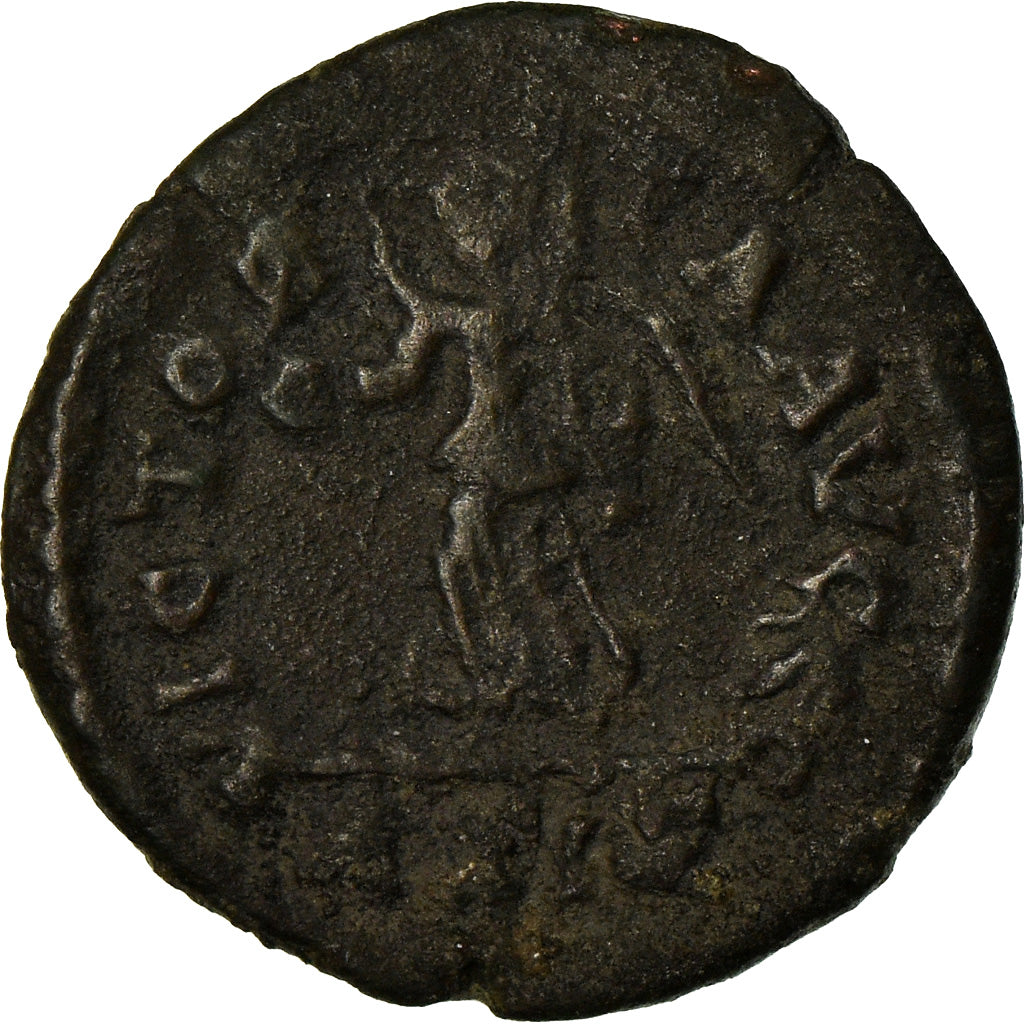 Coin, Valentinian II, Nummus, 384-387, Siscia, EF(40-45), Copper, RIC:39