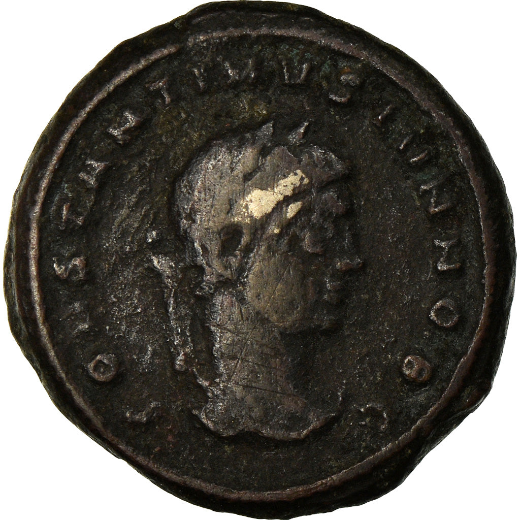 Moneta, Constantine II, Nummus, 320-321, Siscia, BB, Rame, RIC:163