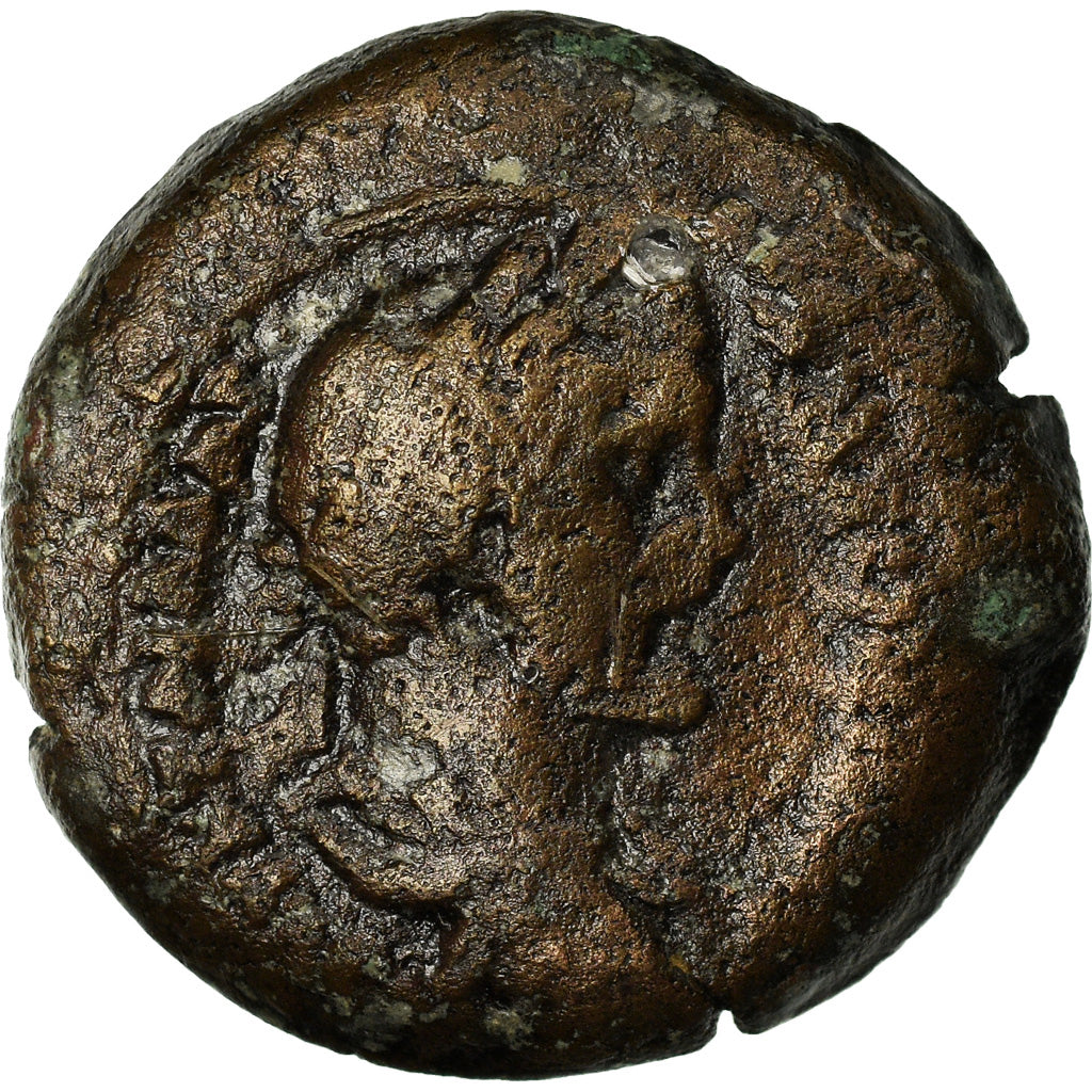 Monnaie, Égypte, Antonin le Pieux, Diobole, 147-148, Alexandrie, Rare, B+