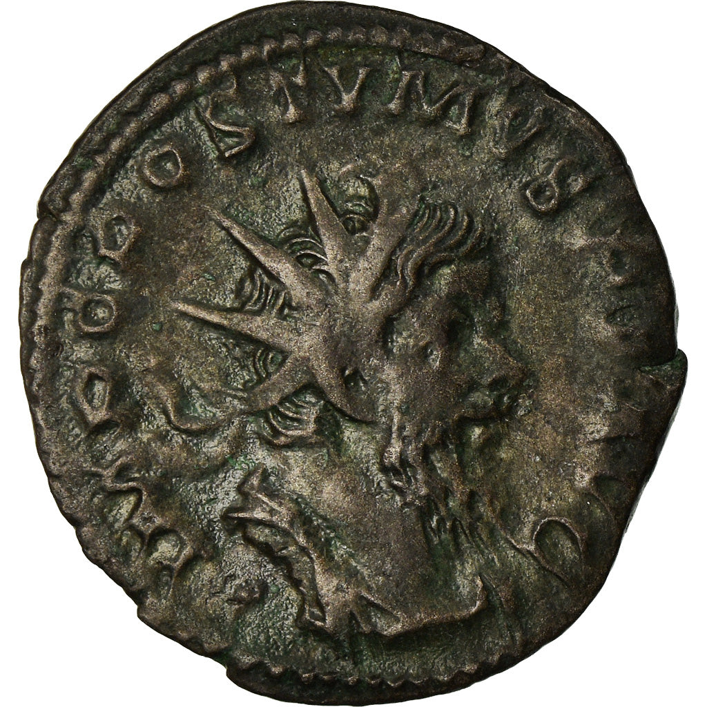 Coin, Postumus, Antoninianus, 261, Trier, AU(50-53), Billon, RIC:54