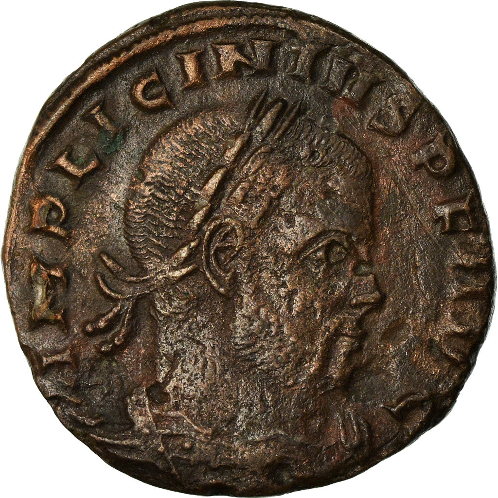 Coin, Licinius I, Nummus, 317, Aquileia, AU(50-53), Copper, RIC:6.