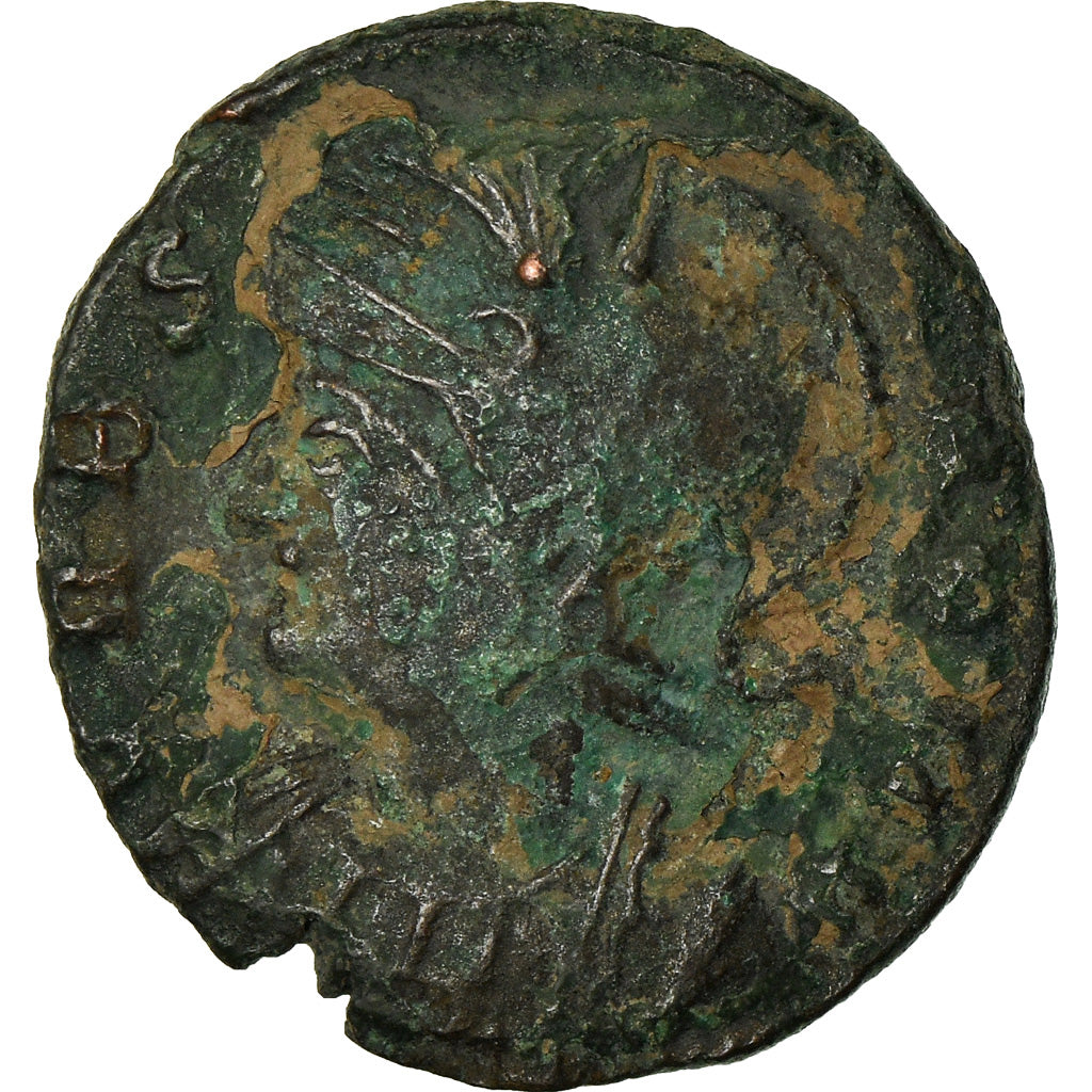 Moneta, Roma, City Commemoratives, Nummus, 330-333, Trier, MB+, Rame