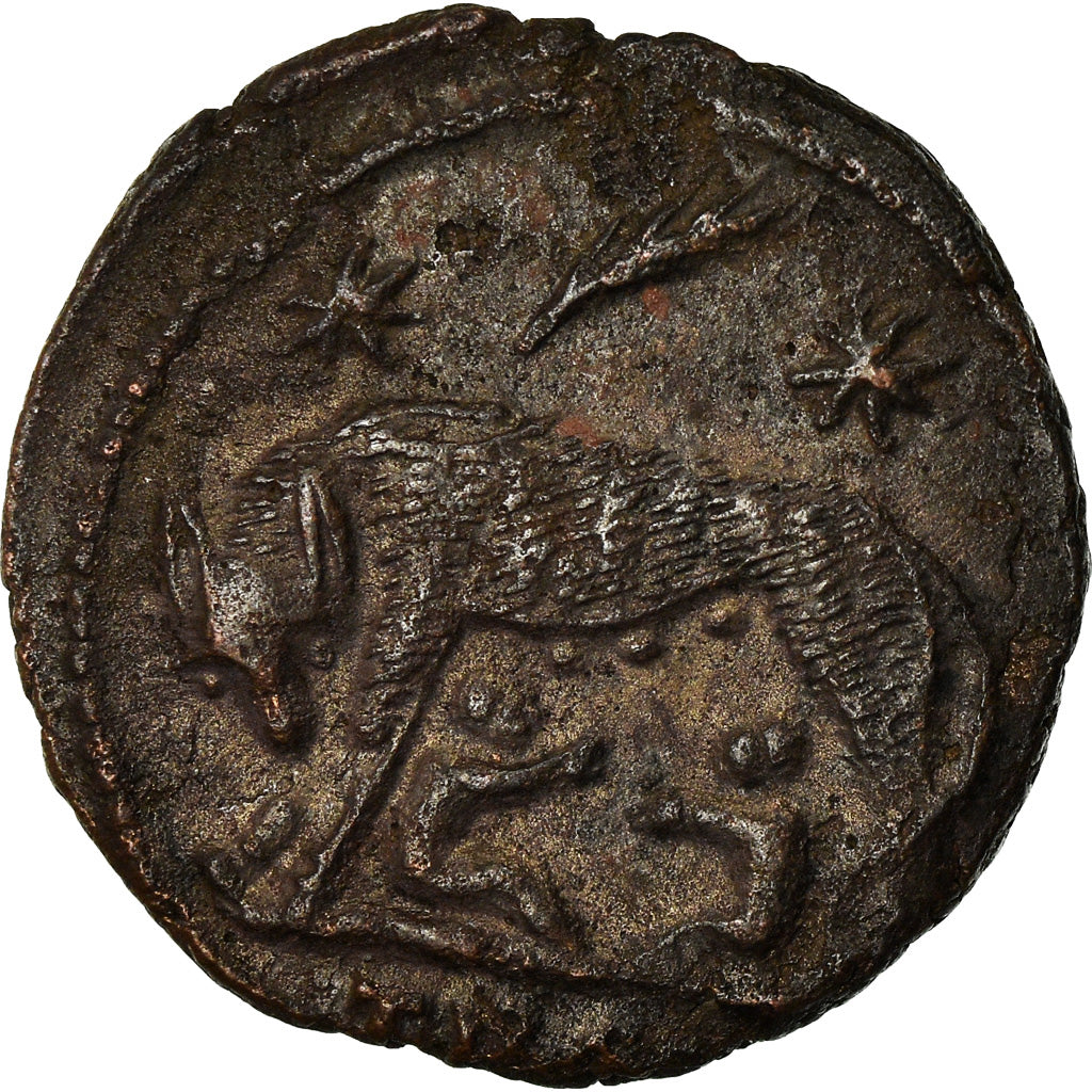 Coin, Roma, City Commemoratives, Nummus, 330-333, Trier, AU(55-58), Copper
