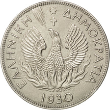 Coin, Greece, 5 Drachmai, 1930, EF(40-45), Nickel, KM:71.1