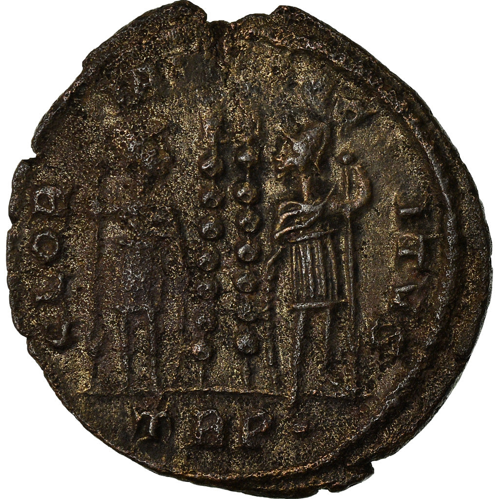 Coin, Constance II, Nummus, Trier, EF(40-45), Copper