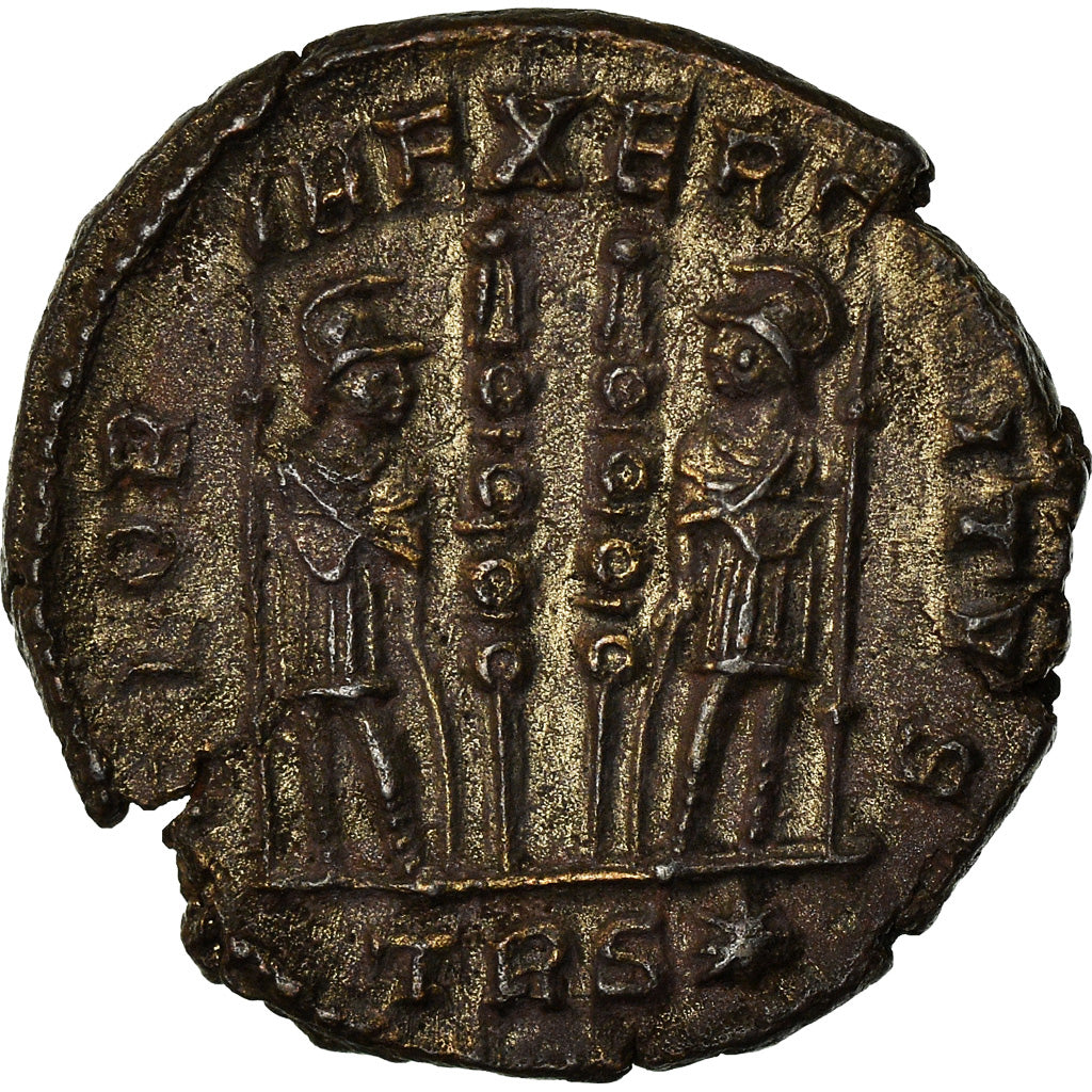 Coin, Constance II, Nummus, Trier, AU(55-58), Copper