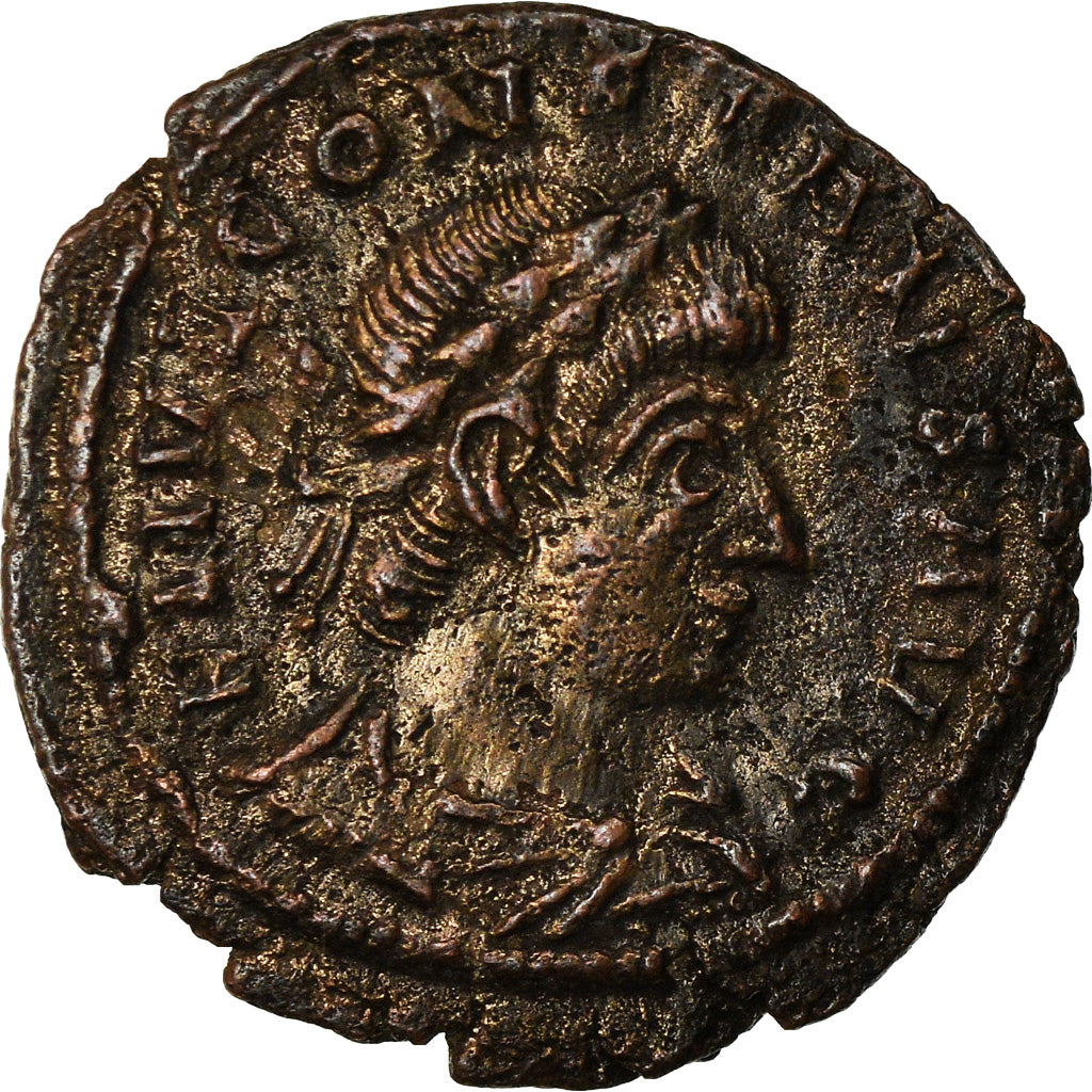 Moneta, Constans, Nummus, Trier, EF(40-45), Miedź