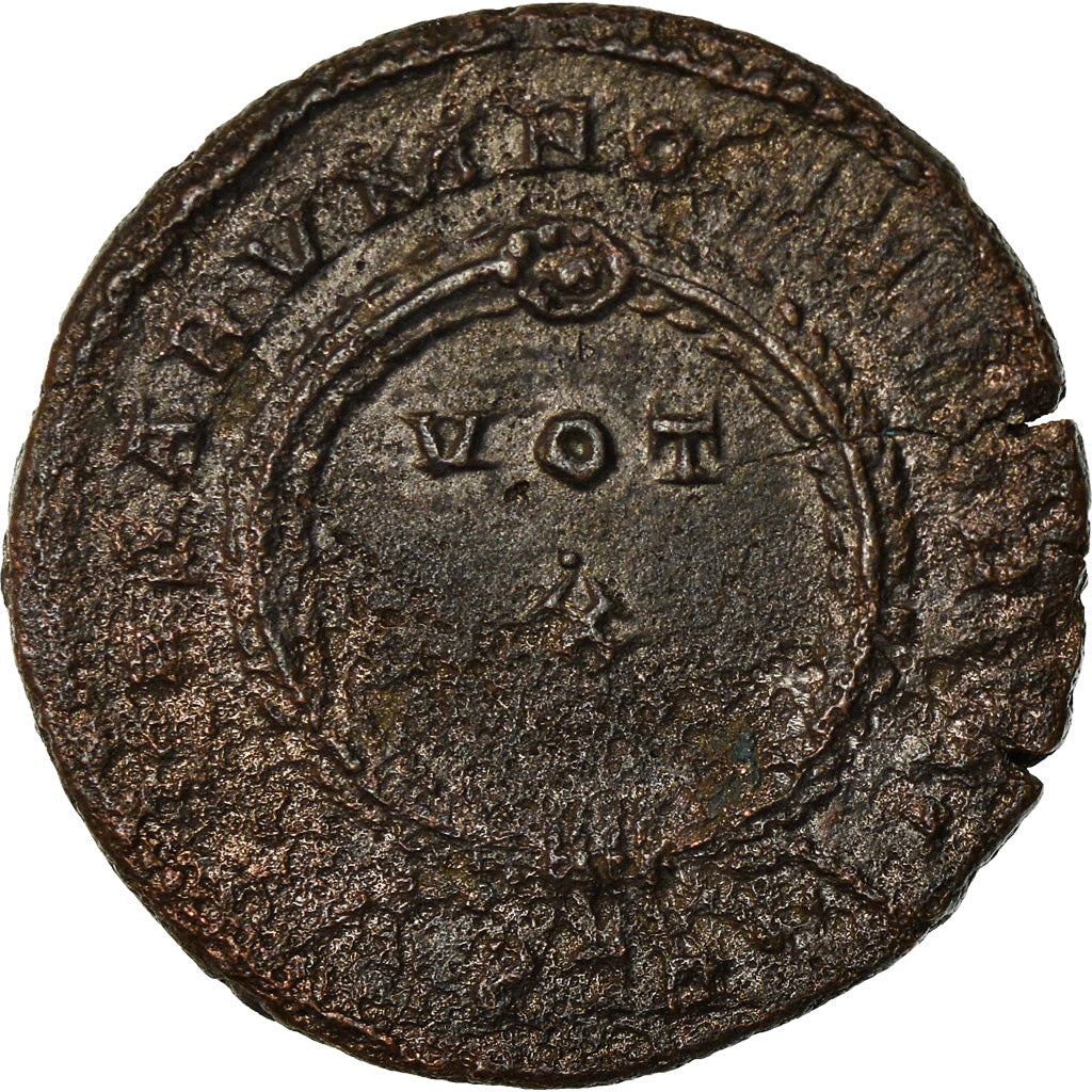 Coin, Crispus, Nummus, 323-324, Trier, AU(50-53), Copper, RIC:440