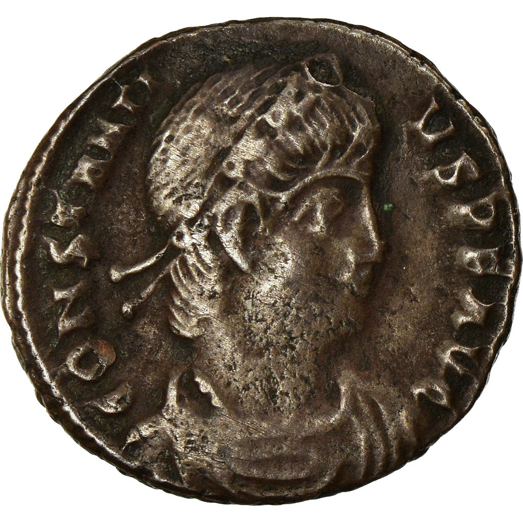 Moneta, Constance II, Nummus, Thessalonica, BB, Rame