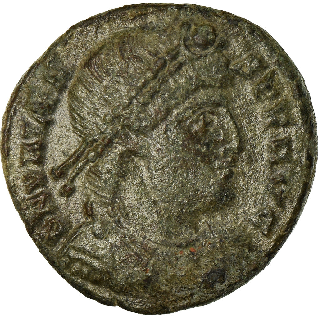 Moneta, Valens, Nummus, 367-375, Trier, EF(40-45), Miedź
