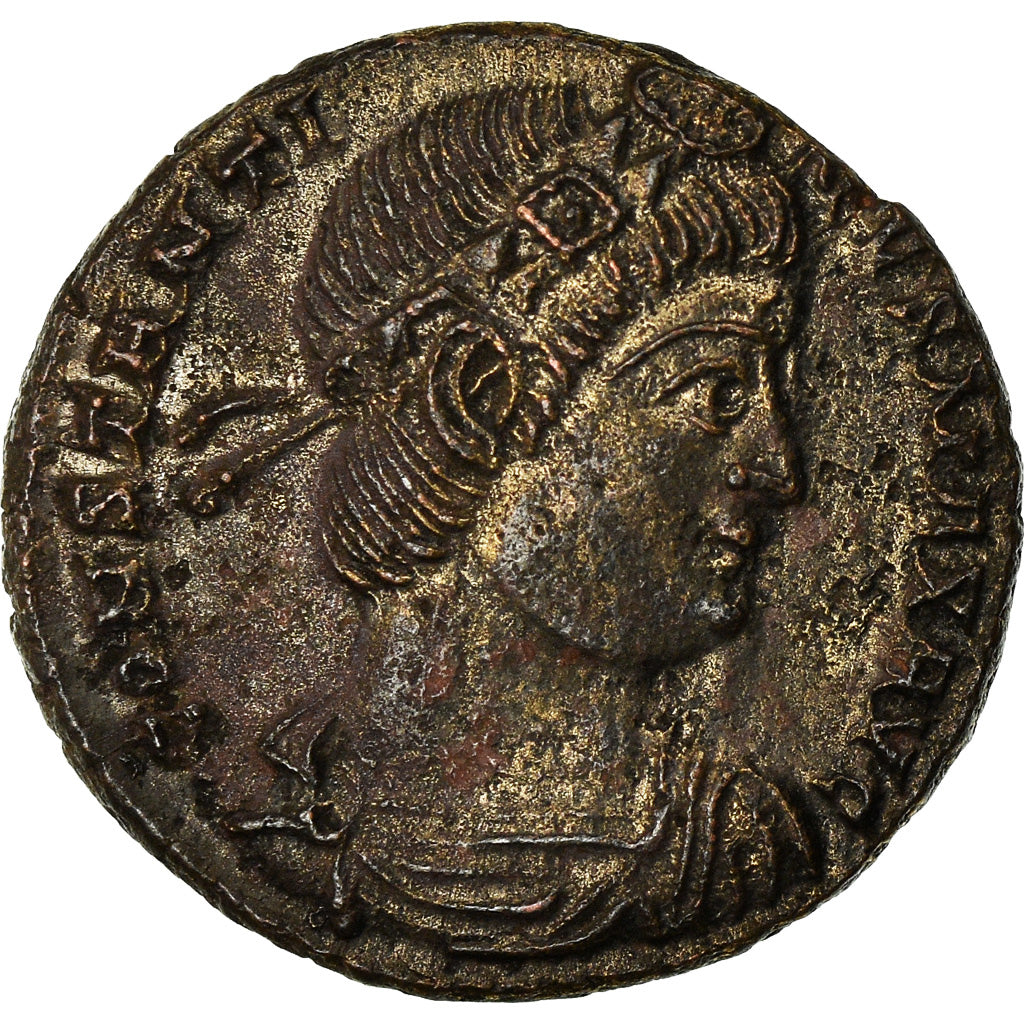 Coin, Constantine I, Nummus, Trier, AU(50-53), Copper