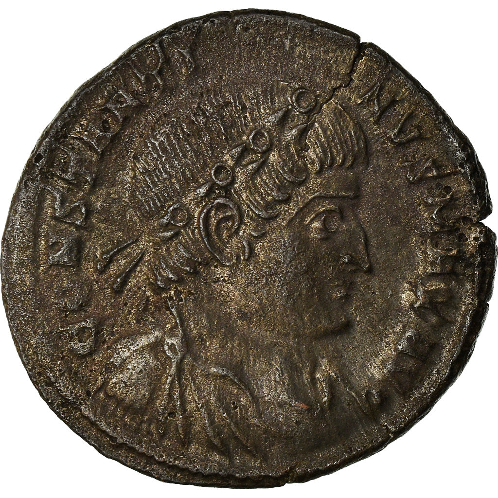 Münze, Constantine I, Nummus, Trier, SS+, Kupfer