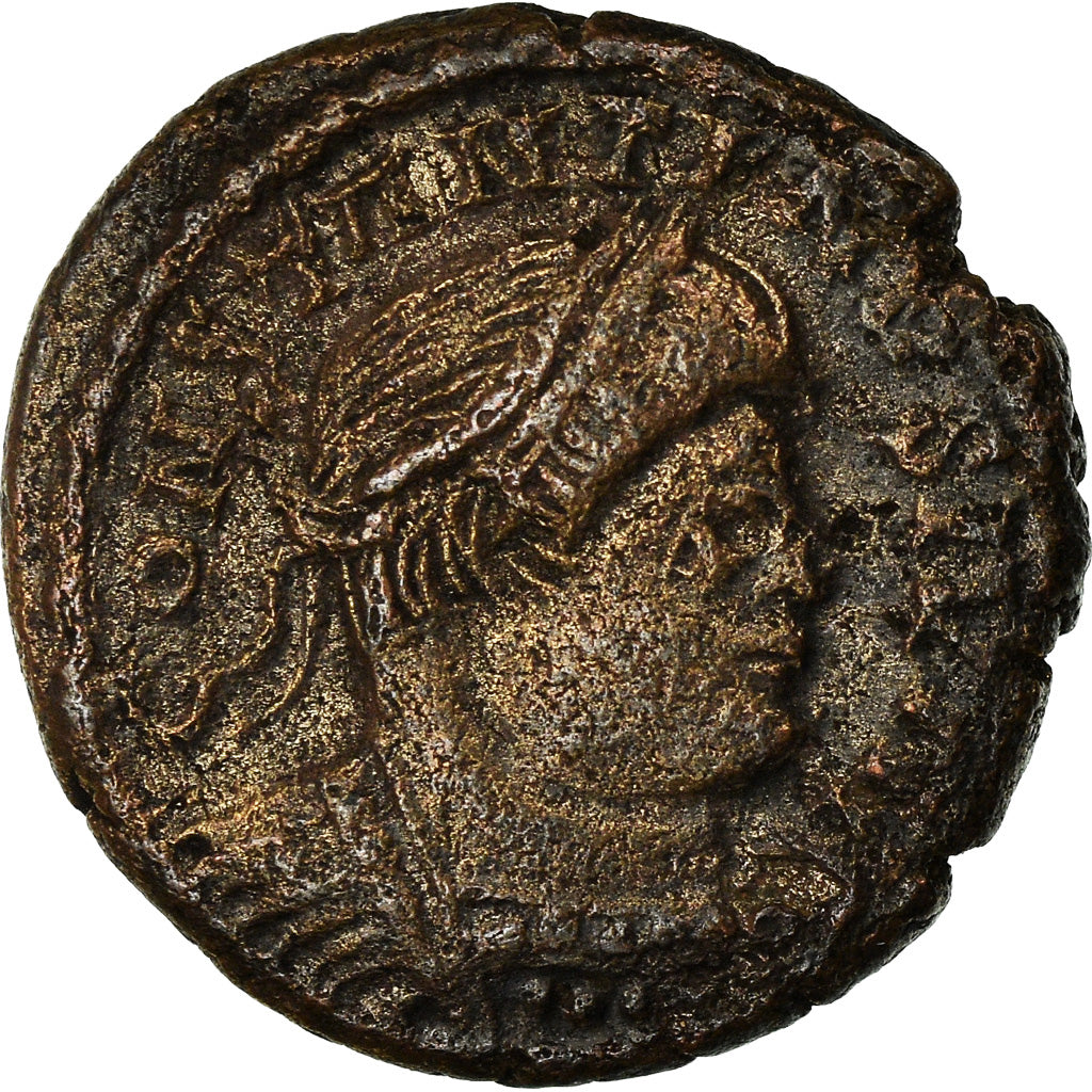 Moneta, Constantine I, Nummus, Lyon, EF(40-45), Miedź