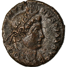 Moneda, Constantine I, Nummus, Lyon, MBC, Cobre