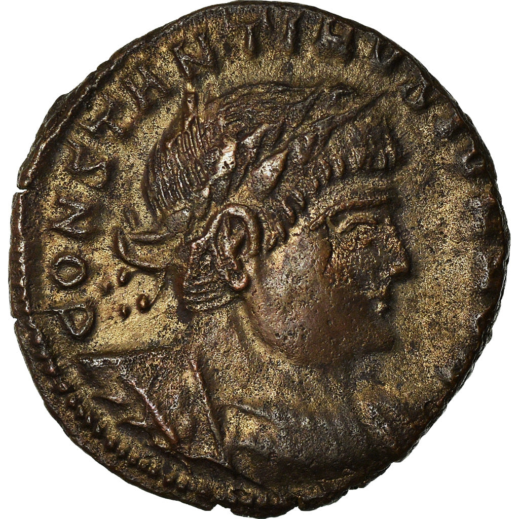 Moeda, Constantine II, Nummus, Trier, EF(40-45), Cobre