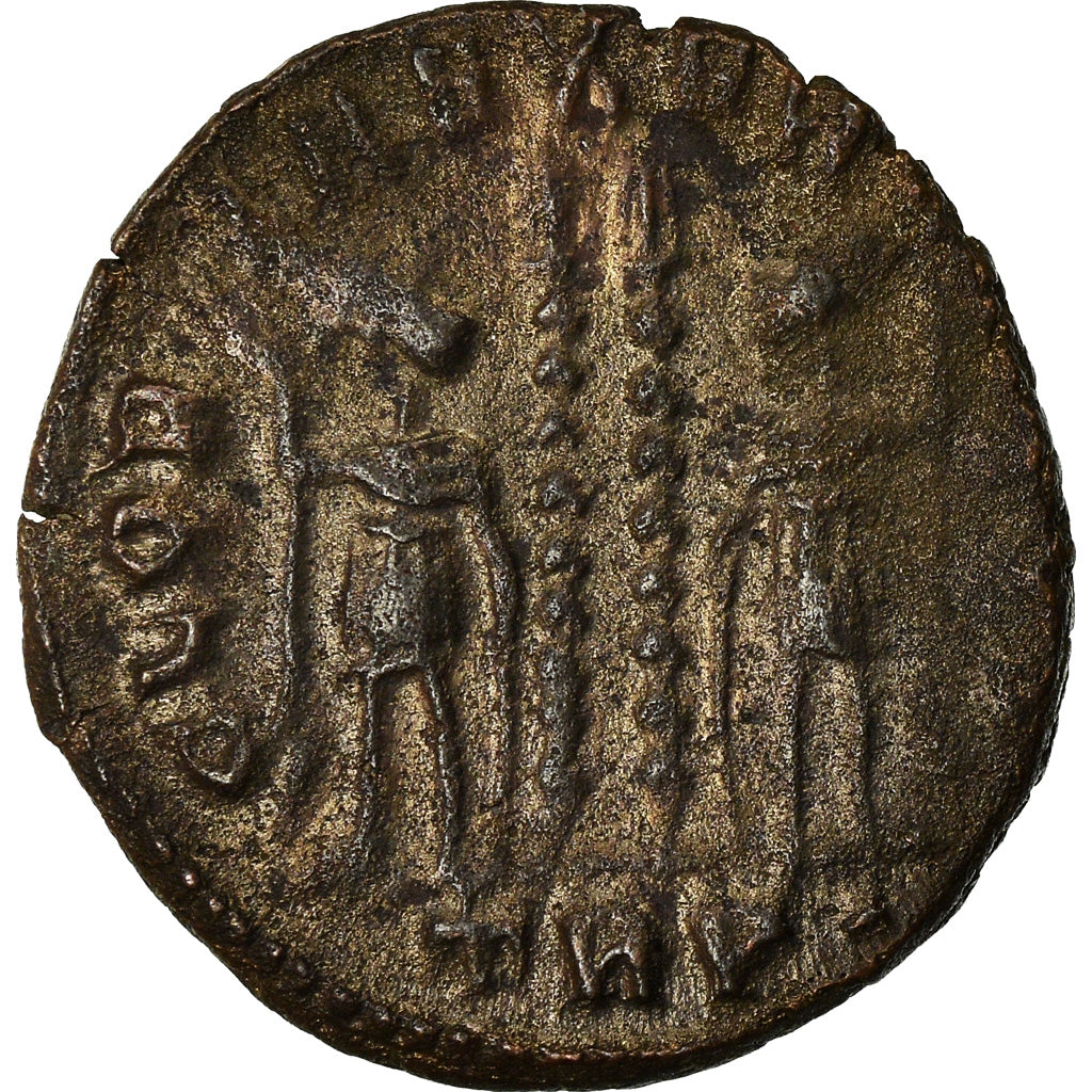 Moeda, Constantine II, Nummus, Trier, EF(40-45), Cobre