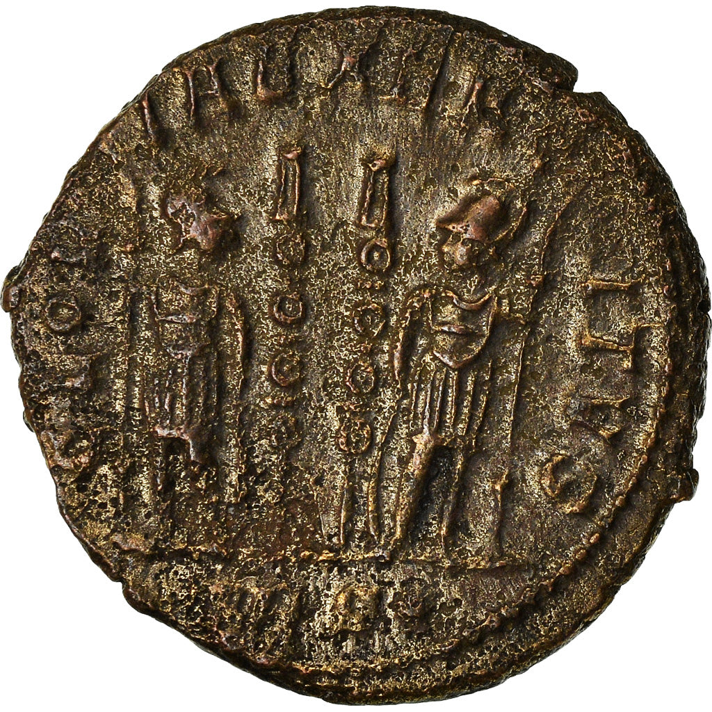 Coin, Constantine II, Nummus, Trier, AU(50-53), Copper