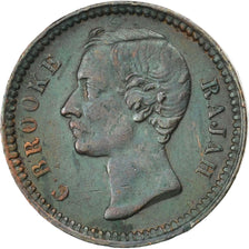 Coin, Sarawak, Charles J. Brooke, 1/4 Cent, 1870, Heaton, EF(40-45), Copper
