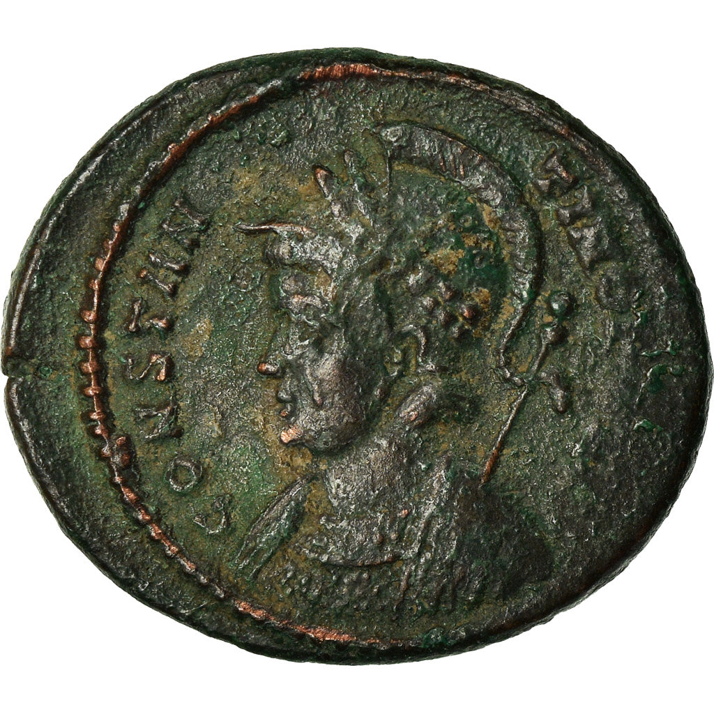 Moneta, Constantinople, City Commemoratives, Nummus, 330-333, Lyon, MB+, Rame