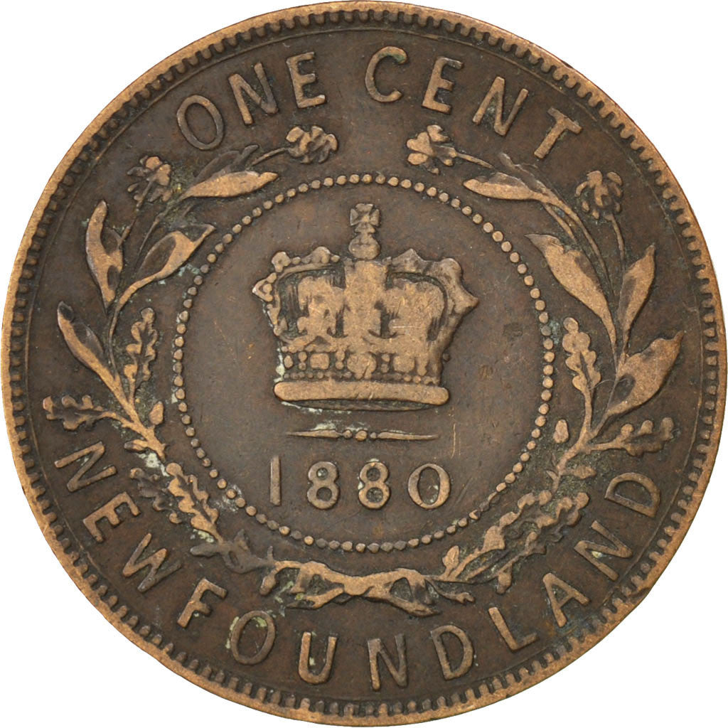 Terranova, Large Cent, 1880, MB+, Bronzo, KM:1