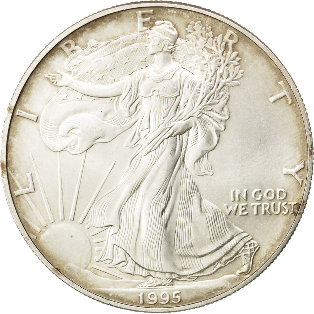 Coin, United States, Dollar, 1995, Philadelphia, MS(60-62), Silver, KM:273