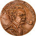 France, Medal, Georges Brassens, Guitare, Arts & Culture, 1984, Rodi, MS(63)