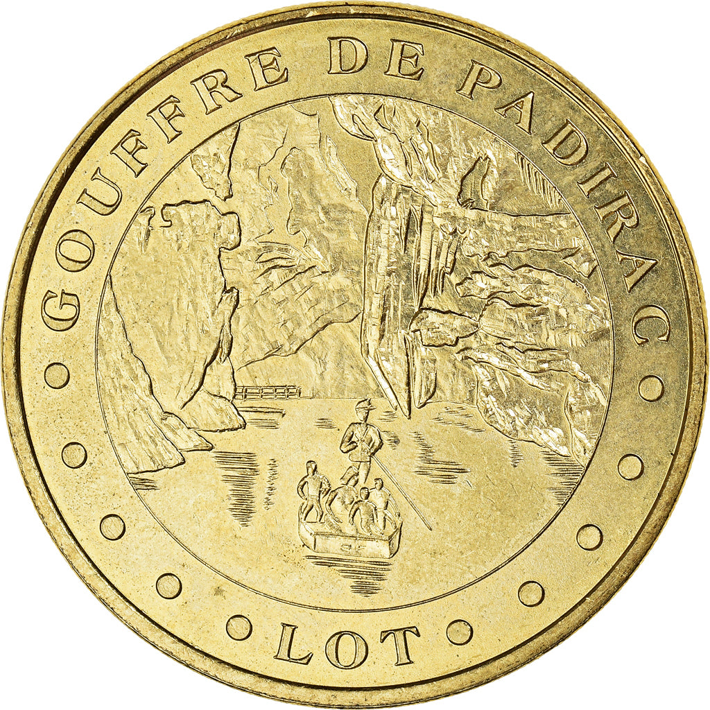 France, Token, Touristic token, Padirac - Le Gouffre n°1, Arts & Culture, 2017