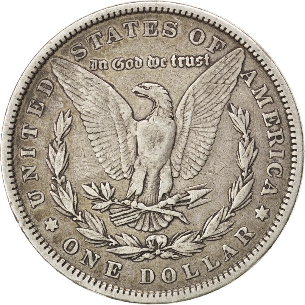 UNITED STATES, Morgan Dollar, Dollar, 1880, U.S. Mint, KM #110, EF(40-45),...