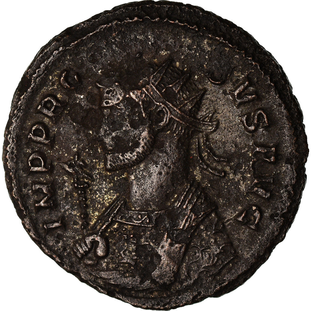 Münze, Probus, Aurelianus, 278, Roma, SS, Billon