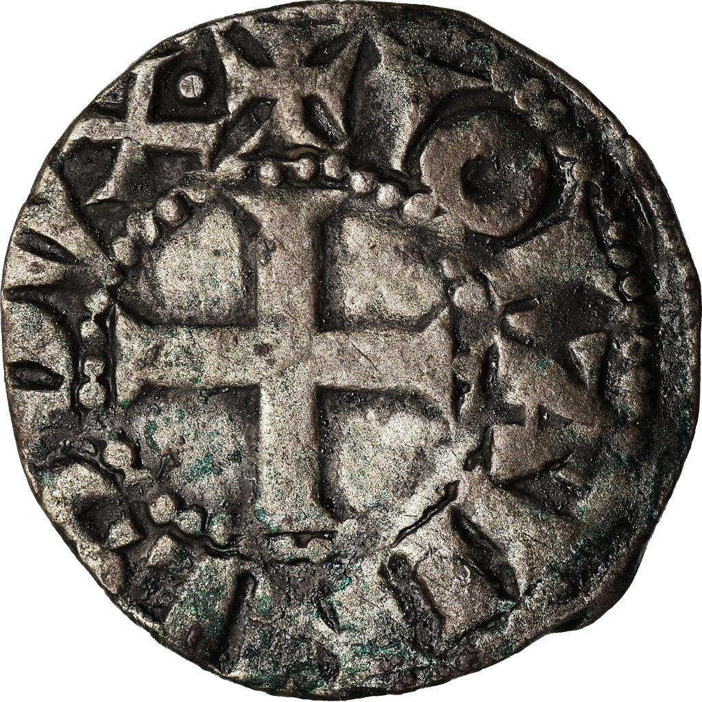 Coin, France, Bretagne, Jean I le Roux, Denarius, c. 1250, VF(30-35), Billon