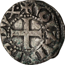 Coin, France, Bretagne, Jean I le Roux, Denarius, c. 1250, VF(30-35), Billon