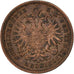 Moneta, Austria, Franz Joseph I, Kreuzer, 1885, BB, Rame, KM:2187