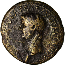 Moneda, Claudius, Dupondius, 41-45, Roma, BC+, Bronce