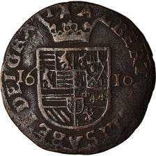 Coin, Spanish Netherlands, TOURNAI, Albert & Isabella, Liard, 12 Mites, 1610