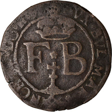 Coin, LIEGE, Ferdinand, Liard, 1641, Liege, VF(30-35), Copper, KM:37