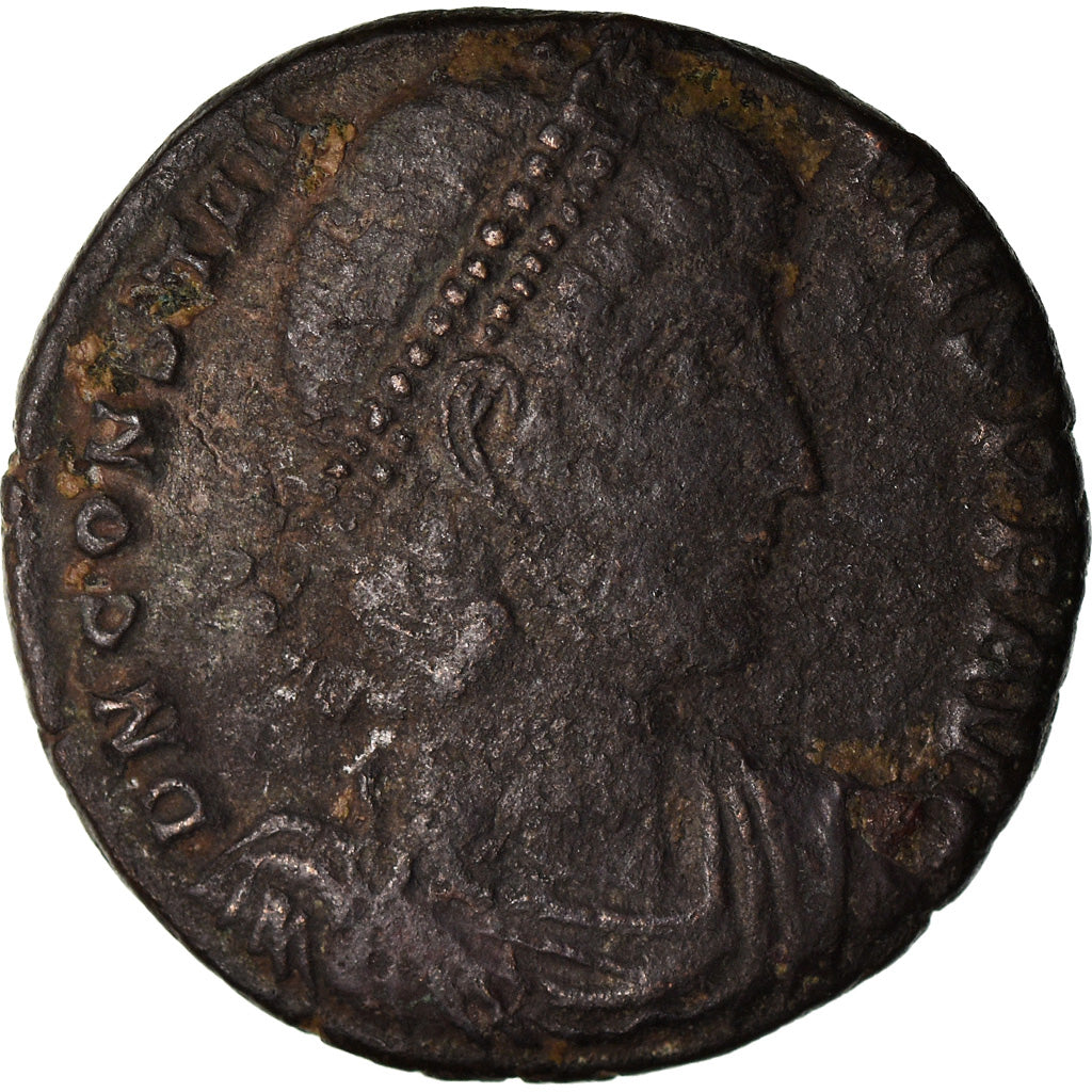 Coin, Constance II, Half Maiorina, 349, Constantinople, EF(40-45), Copper
