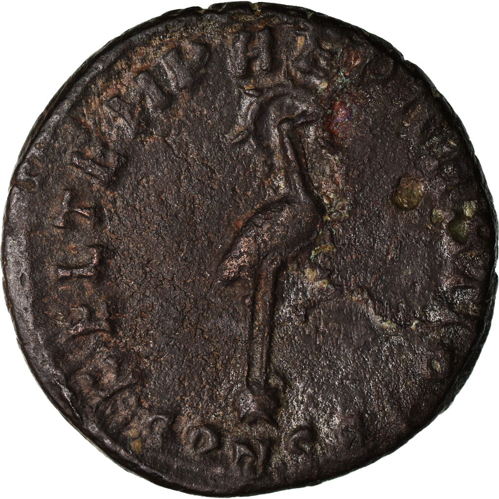 Coin, Constance II, Half Maiorina, 349, Constantinople, EF(40-45), Copper